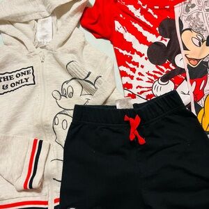 Boys size 3T Disney Kids Mickey Mouse outfit